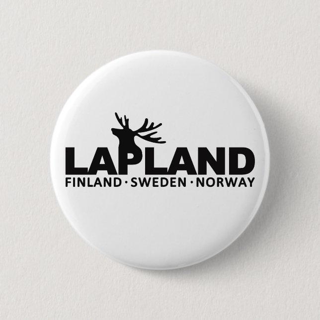 LAPLAND custom button (Front)