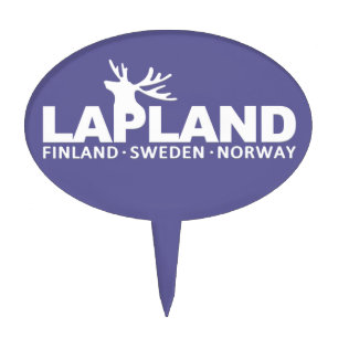 LAPLAND custom cake topper