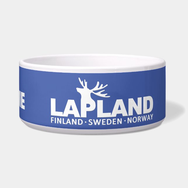 LAPLAND custom text & color pet bowls (Right)
