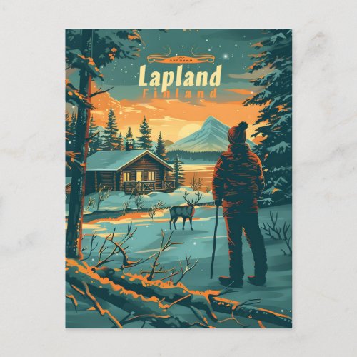 Lapland Finland Postcard