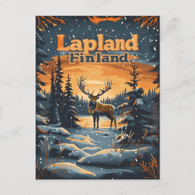 Lapland Finland Postcard (Front)