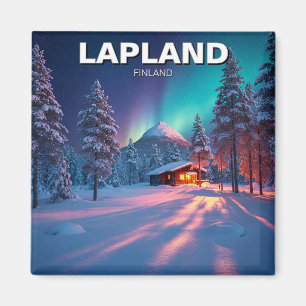 Lapland Finland Travel Magnet