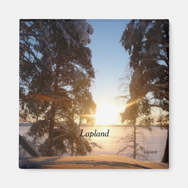 Lapland Landscape Magnet (Front)