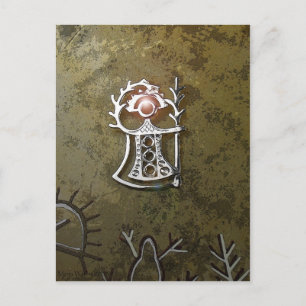 Lapland Sámi Goddess of Fertility Postcard