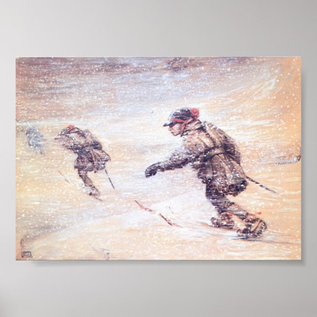 Laplanders in Snowstorm - Lappar i snostorm Poster (Front)