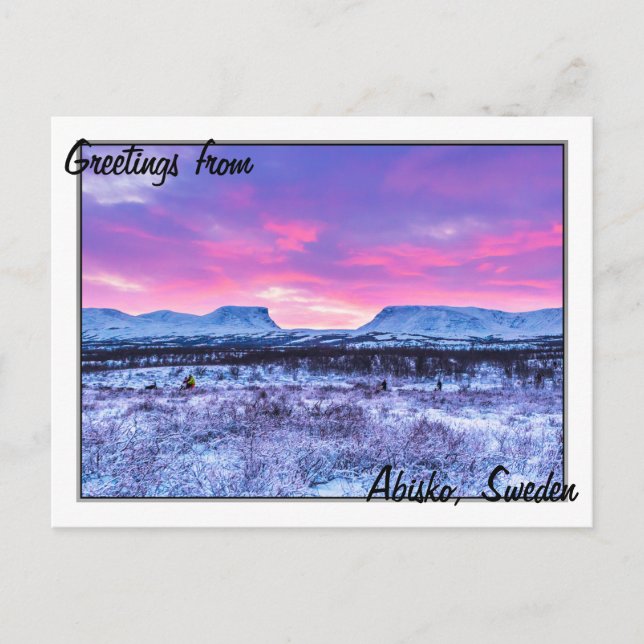 Lapporten the Gateway to Lapland Postcard (Front)