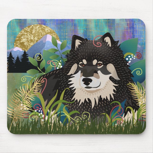 LAPPY BLISS -FINNISH  LAPPHUND - Mousepad (Front)