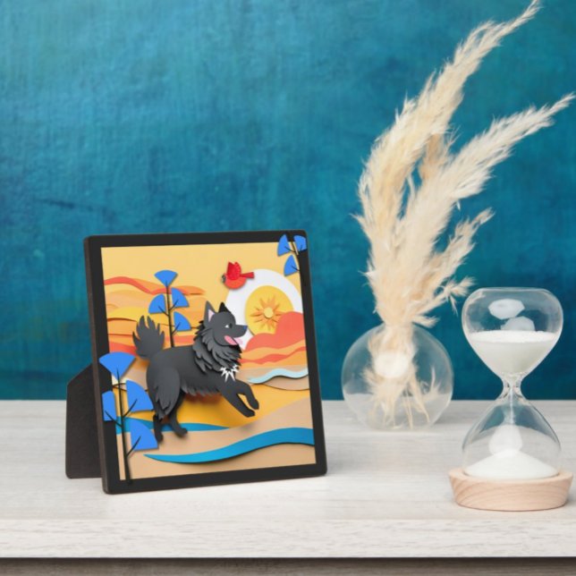 LAPPY GO LUCKY  Lapphund Plaque (Creator Uploaded)