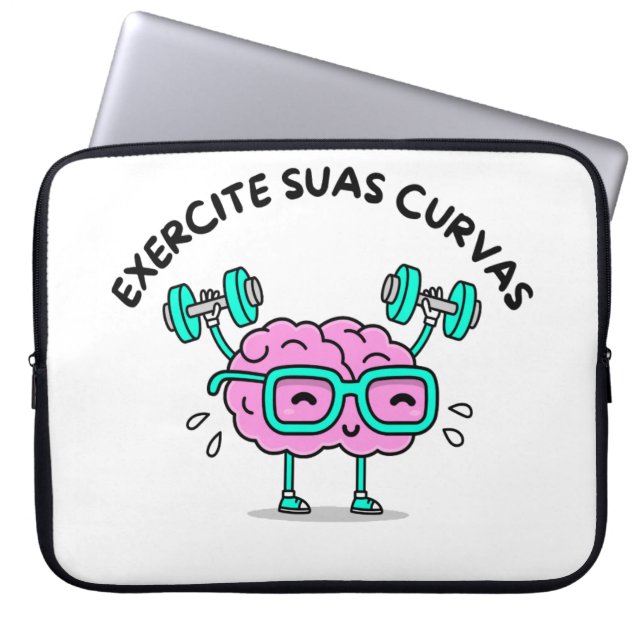 Laptop 15-inch Cover Exercise Your Curves (Front)