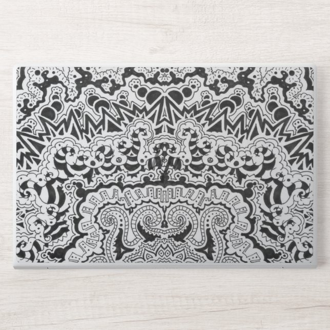 laptop back cover sticker HP laptop skin (Front)
