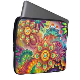 Laptop bag colorful print