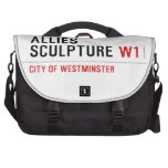allies sculpture  Laptop Bags