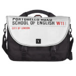 PORTOBELLO ROAD SCHOOL OF ENGLISH  Laptop Bags