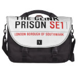 the clink prison  Laptop Bags