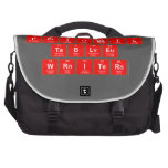 Periodic Table Writer  Laptop Bags