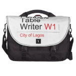 Periodic Table Writer  Laptop Bags