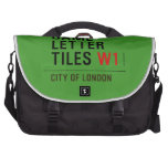 Game Letter Tiles  Laptop Bags