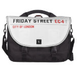 Friday street  Laptop Bags