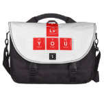 I
 Lv
 you  Laptop Bags