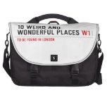 10 Weird and wonderful places  Laptop Bags