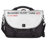 Bleeding heart yard  Laptop Bags