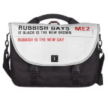 RUBBISH GAYS   Laptop Bags