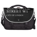Your Name Street  Laptop Bags