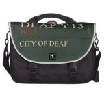 deaf  Laptop Bags