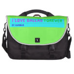 I Love Dallas  Laptop Bags
