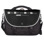 Keep Calm and Love Mercy   Laptop Bags