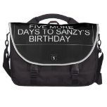      Five More  Days To SANZY's      birthday  Laptop Bags