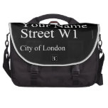 Your Name Street  Laptop Bags
