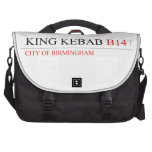 King Kebab  Laptop Bags