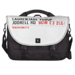 Laurenjade yusuf Jodrell rd  Laptop Bags