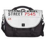 usamah kriel street  Laptop Bags