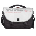 DoNNA M JONES  She DiD It Street  Laptop Bags