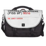Coronation Quiche  (piss up)  Laptop Bags
