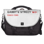 gabby's street  Laptop Bags