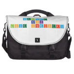 welcome 
 back
 love chemistry  Laptop Bags