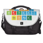 Happy
 Birthday
 George  Laptop Bags