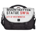 earl mountbatten statue  Laptop Bags