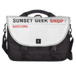 SUNSET GEEK  Laptop Bags