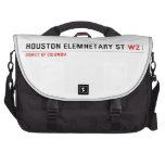 houston elemnetary st  Laptop Bags