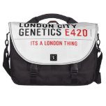 LONDON CITY  GENETICS  Laptop Bags