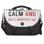 KEEP  CALM  Laptop Bags