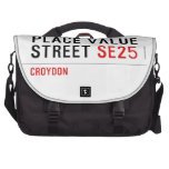Place value Street  Laptop Bags