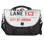 Love lane  Laptop Bags