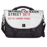 Manuel le Saux Street  Laptop Bags