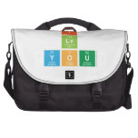 I
 Lv
 You  Laptop Bags