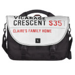 vicarage crescent  Laptop Bags